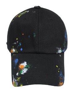 painting overfit cap (black)