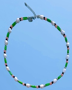 spring gemstone necklace