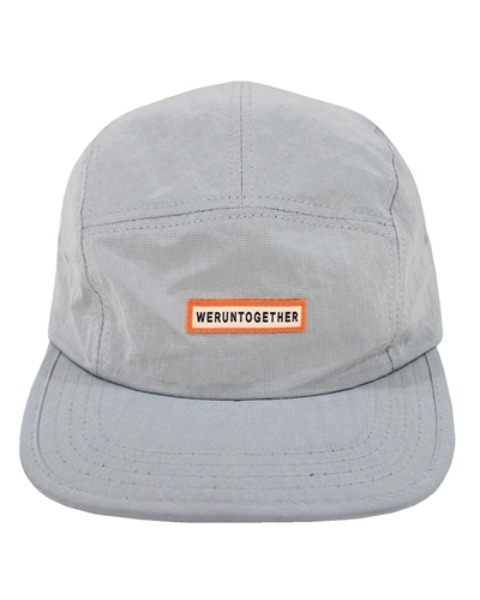 slogan camp cap (gray)