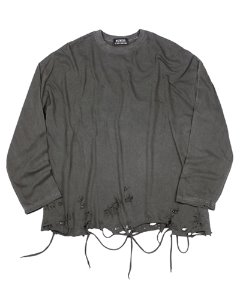 pigment grunge long sleeve (charcoal)
