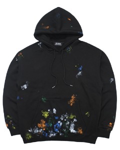painting hoodie (black)