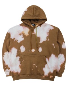 bleach hoodie (brown)