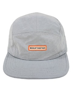 slogan camp cap (gray)