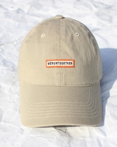 slogan cap (beige)