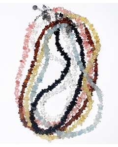 gemstone necklace (6color)